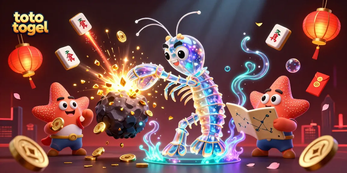 Experience the thrilling action of toto togel with vibrant characters and dynamic casino elements.