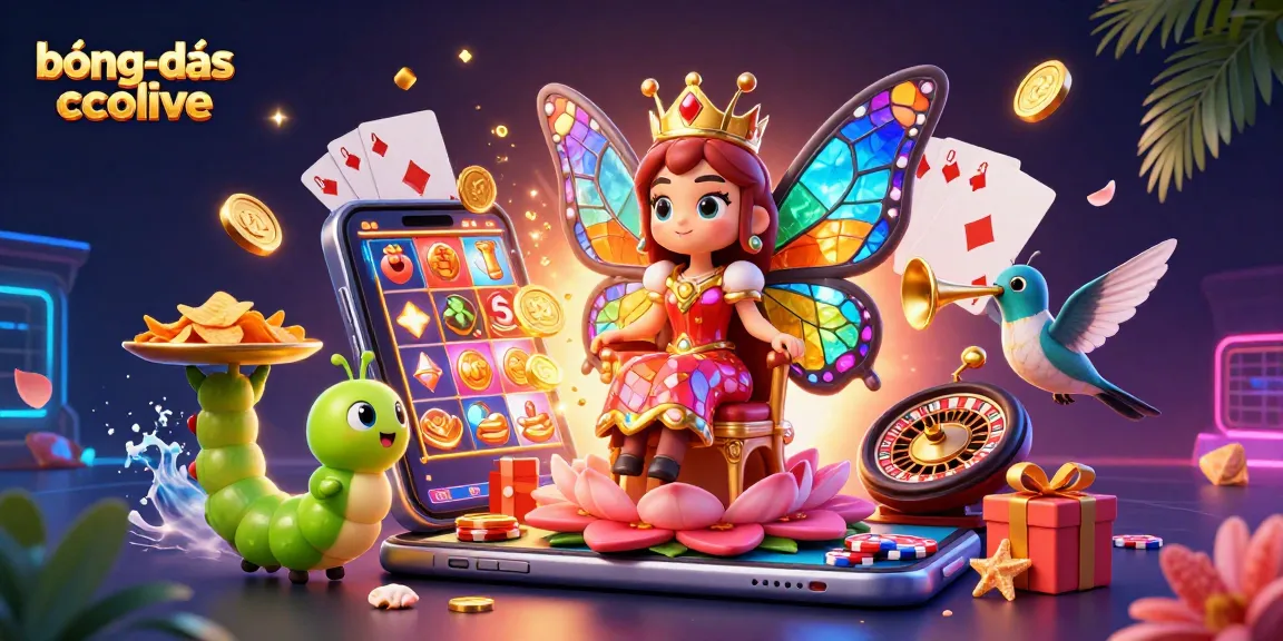 Engage with bóngđásocolive as the captivating butterfly queen presides over thrilling casino action with vibrant game elements.