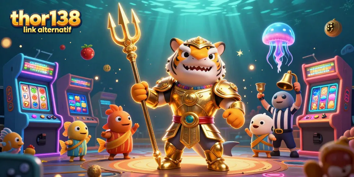 Menangkan taruhan dengan thor138 link alternatif dalam ilustrasi kasino digital yang hidup dan penuh warna.