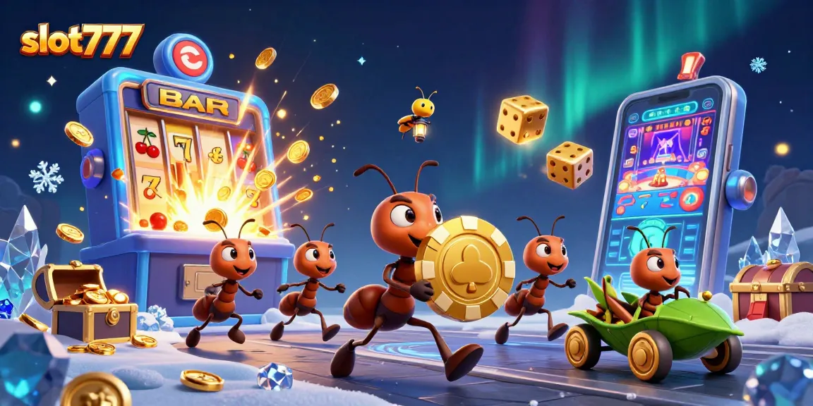 slot777 mengungkap petualangan seru semut dalam pencurian chip poker emas di kasino