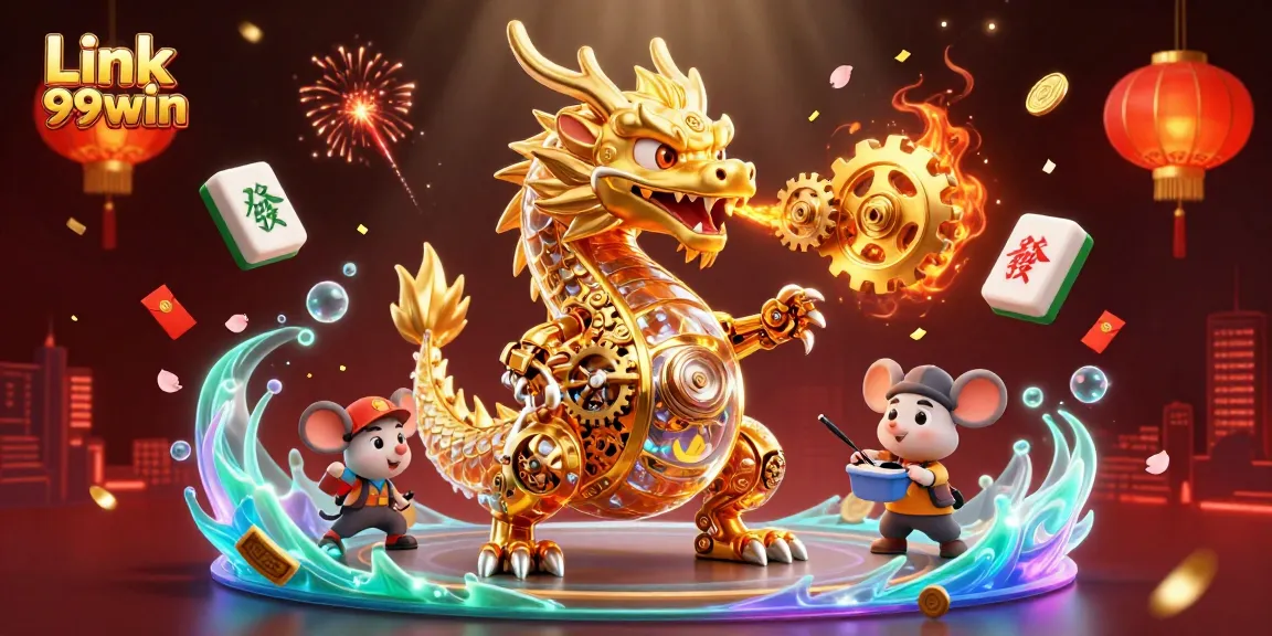 Engage in thrilling gameplay with Link 99win, featuring dynamic 3D casino elements.