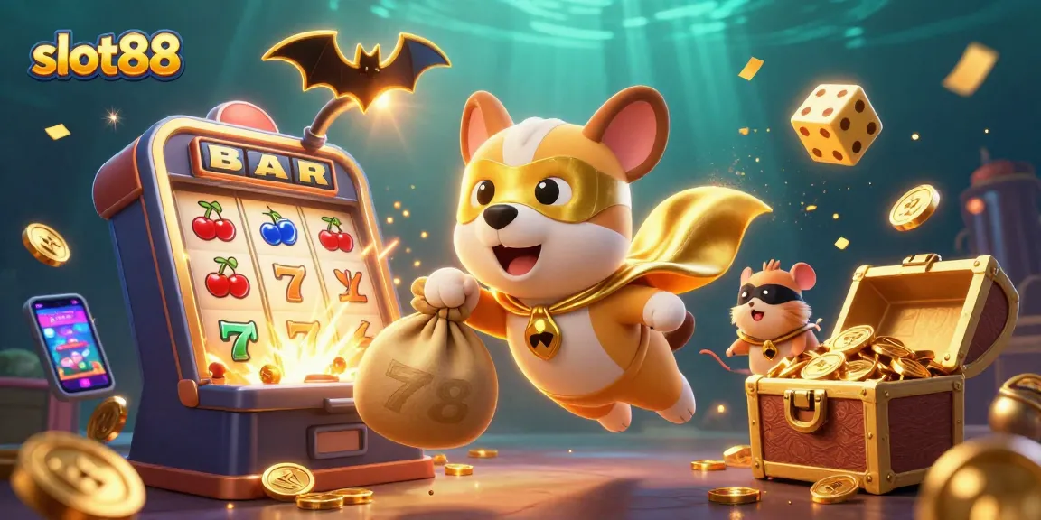 Mainan slot88 yang meledak dengan koin emas dan superhero, meraih jackpot yang menggiurkan.