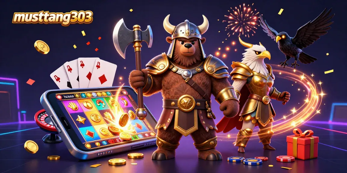 Engage with mustang303's thrilling slot games featuring Viking characters and epic visuals.