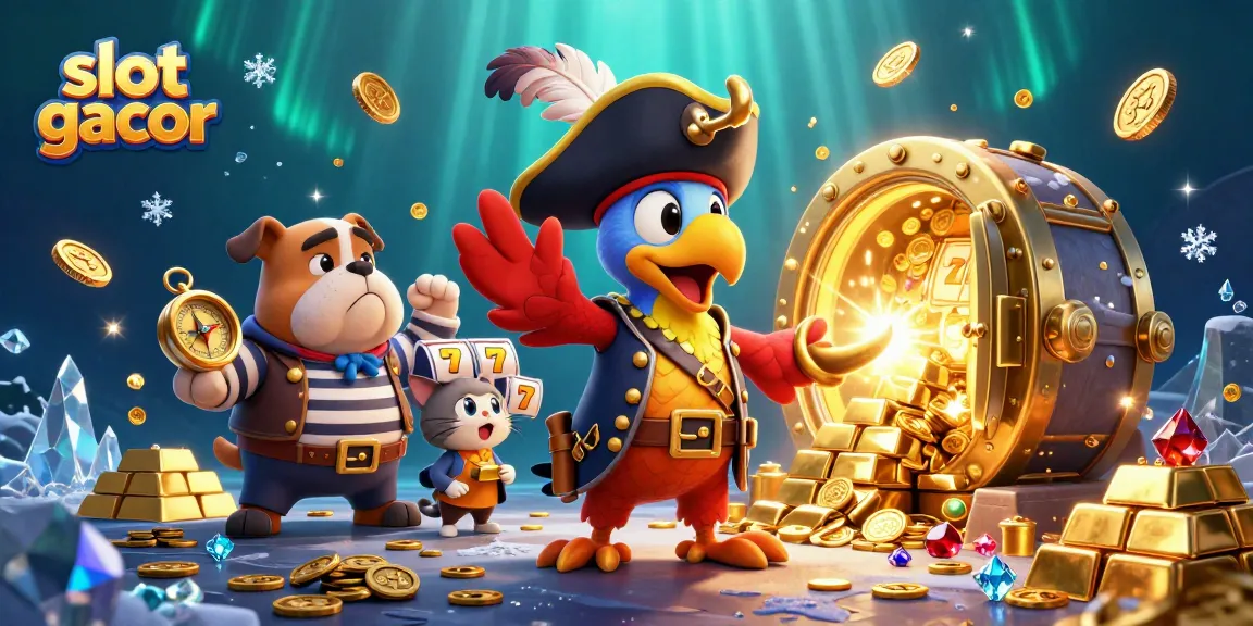 Spin the reels of slot gacor games with vibrant characters amidst wealth and excitement!