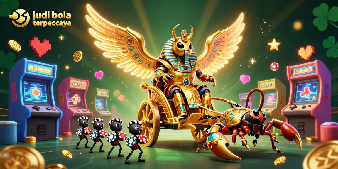 Experience the excitement of judi bola terpercaya with dynamic sports betting visuals and gaming elements.
