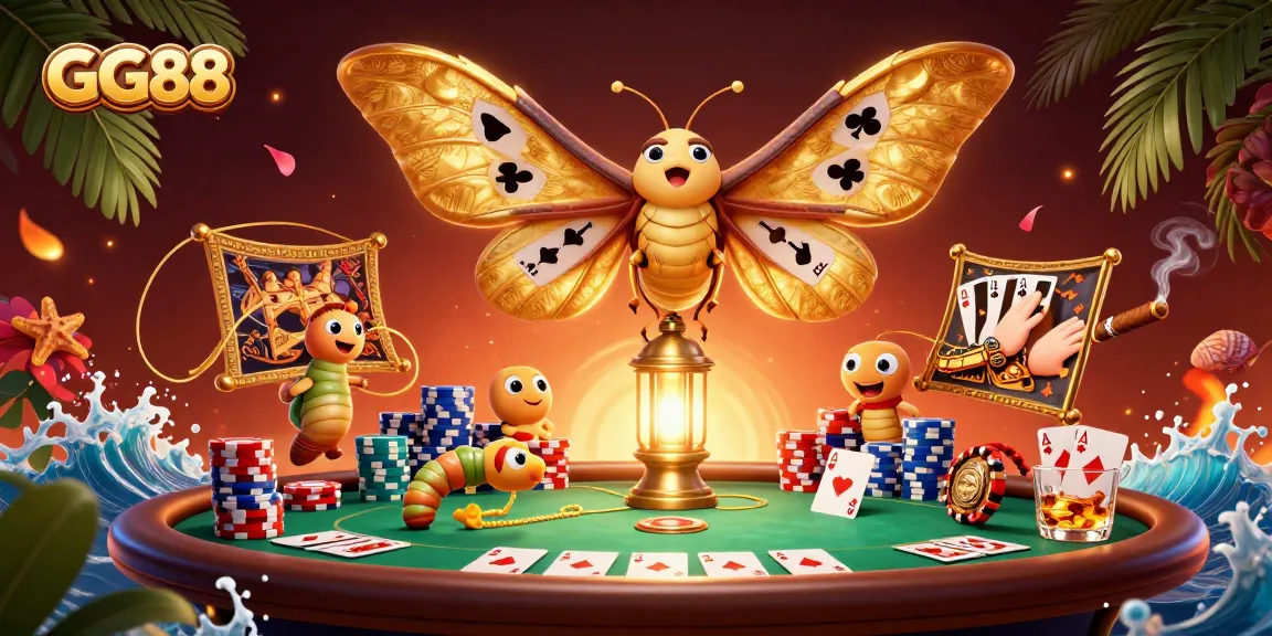 Engage in epic gaming with GG88's vibrant casino atmosphere and intricate details.