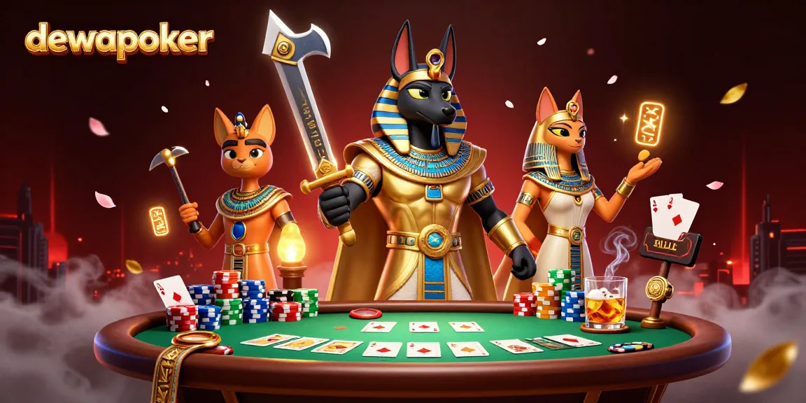 Dewapoker menciptakan pengalaman bermain dengan karakter Anubis dan Bastet dalam suasana perjudian yang menegangkan.