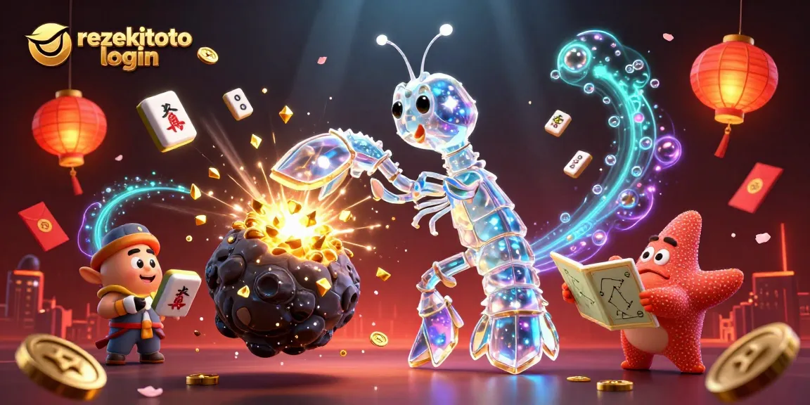 Experience rezekitoto login with engaging visuals of a vibrant online lottery scene