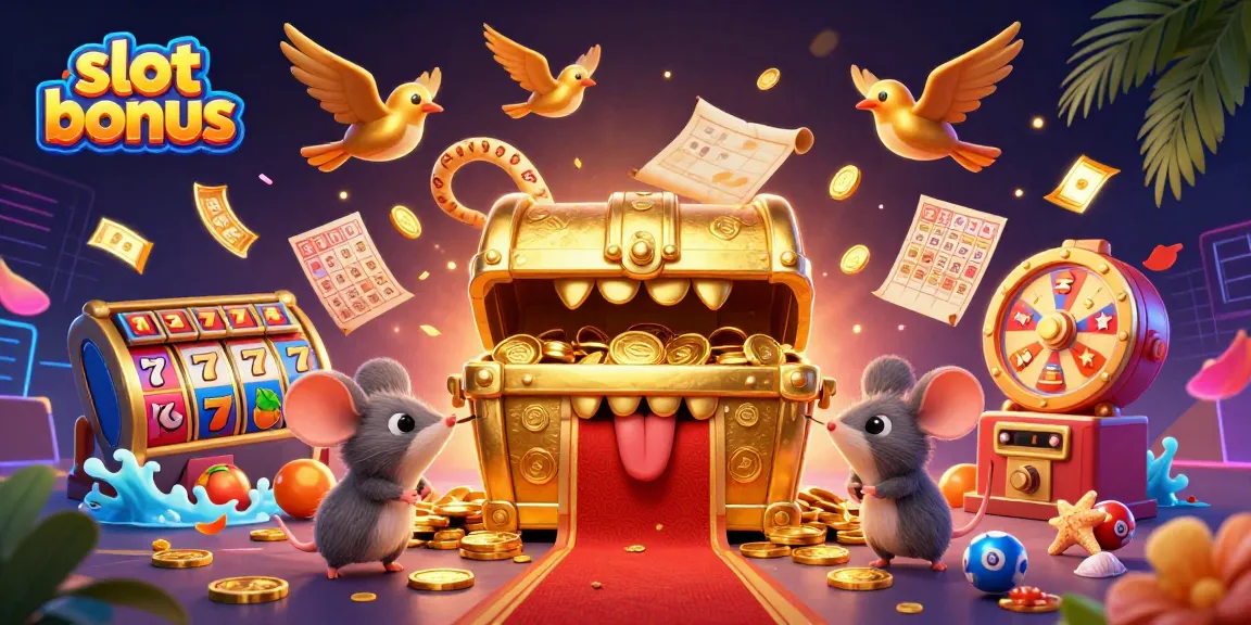 Engage with top-tier slot bonus offerings featuring vibrant slot reels and treasure elements.