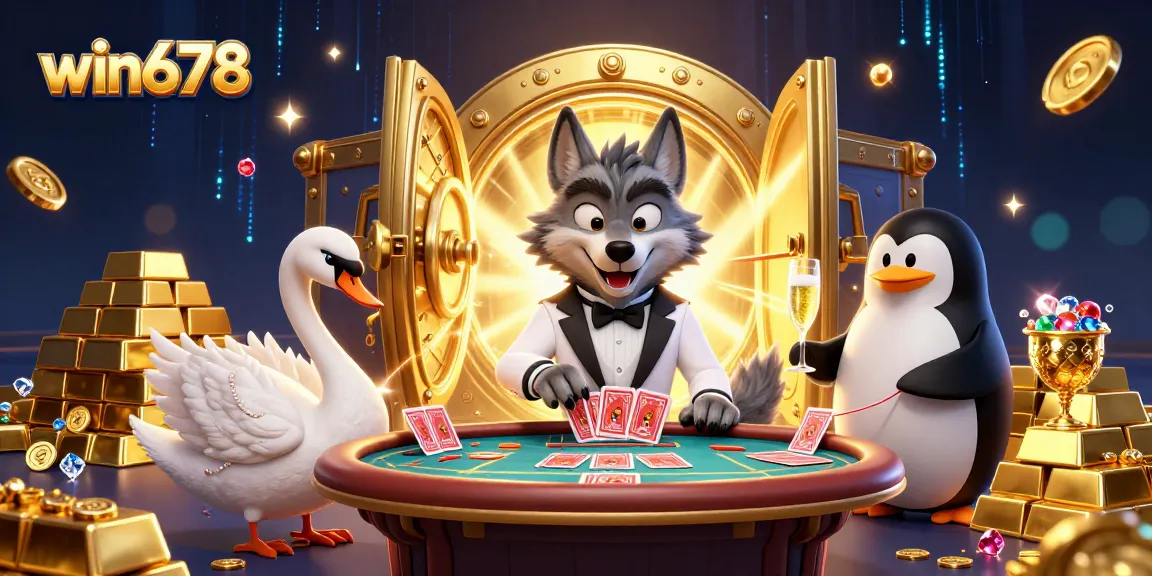Experience winning excitement with win678 in a vibrant casino scene filled with luxury elements.