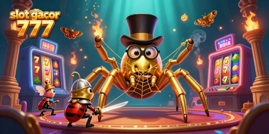 Experience the excitement of slot gacor 777 with colorful 3D casino games and captivating characters.