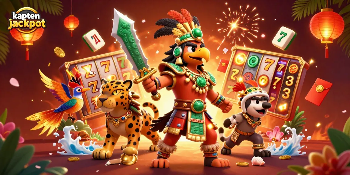 Experience excitement at kaptenjackpot with lively 3D slot machines and vibrant game elements.