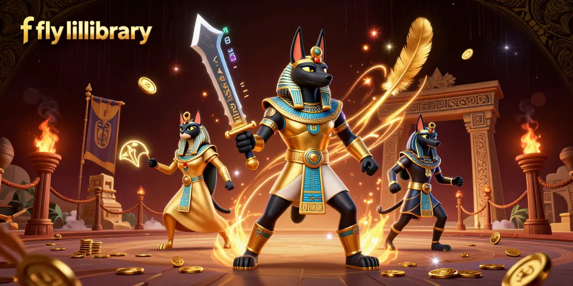 Temukan slot gacor malam ini di flylillibrary dengan Anubis dan Bastet dalam suasana kasino yang megah.