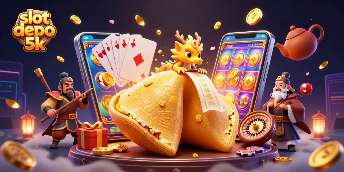 Experience thrilling gameplay with slot depo 5k rich in festive characters, coins, and classic slots.