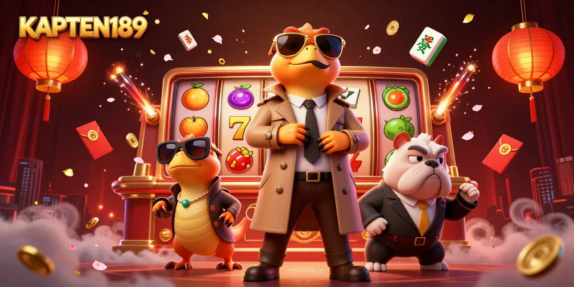 KAPTEN189 menawarkan pengalaman bermain slot online gacor dengan karakter lucu dalam ilustrasi 3D