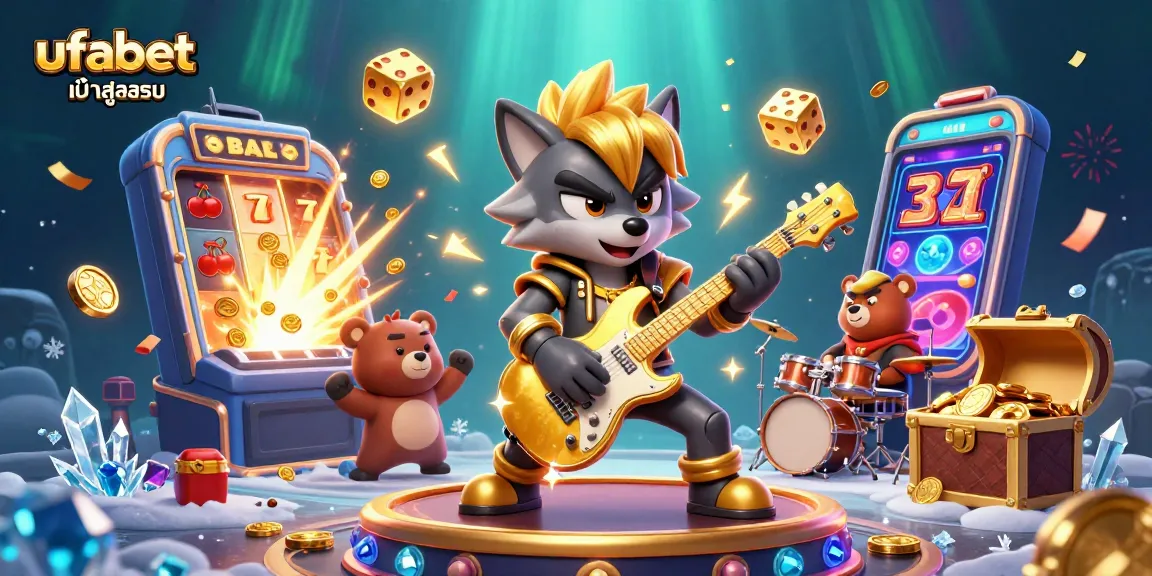 Engage in thrilling gameplay with ufabet เข้าสู่ระบบ featuring vibrant characters and casino elements.