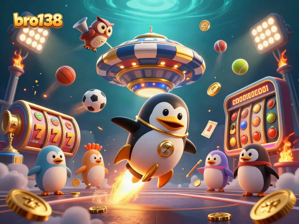 Experience thrill with bro138 in an exhilarating slots universe featuring the golden penguin!