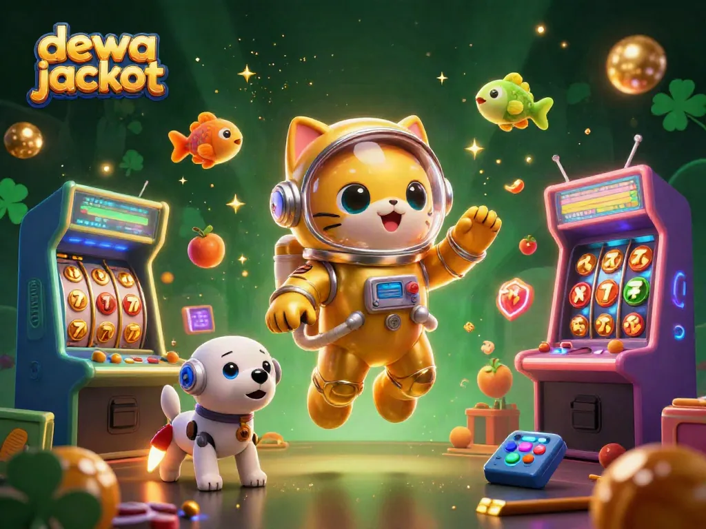 Menangkan dewa jackpot dengan simbol keberuntungan dan petualangan gamer.
