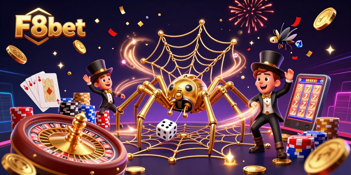 Spin and win at F8bet's lively casino with dazzling visuals and exciting features.