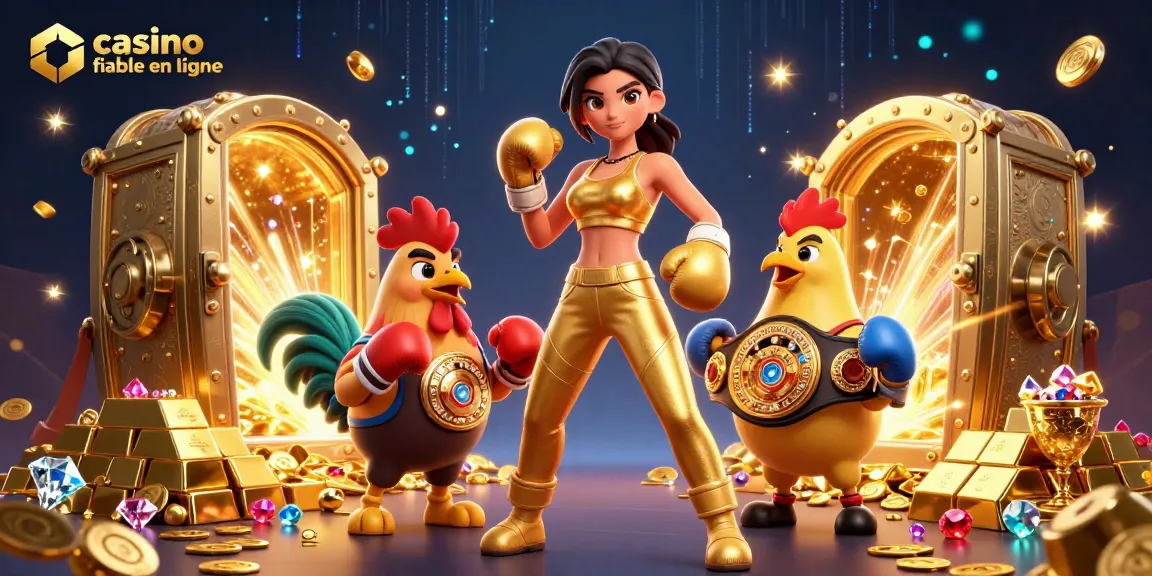 Interagissez avec le casino fiable en ligne à travers cette illustration 3D vibrante présentant des éléments de jeu passionnants.