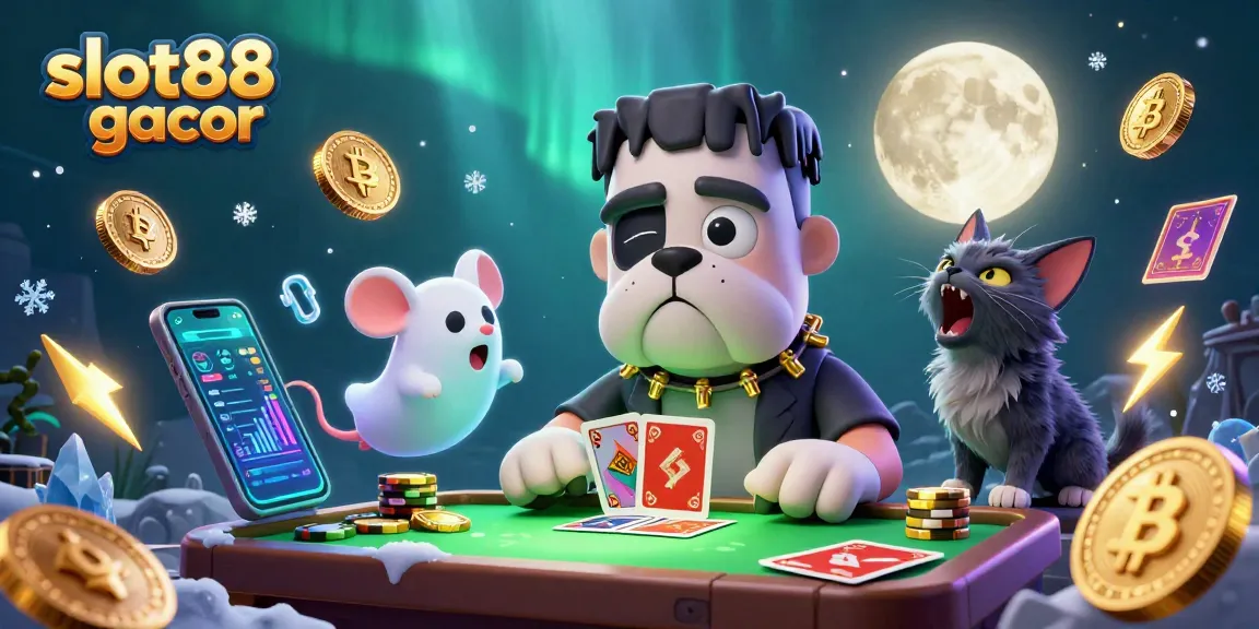 Visualisasikan slot88 gacor dengan karakter kasino dalam dunia 3D yang menarik.