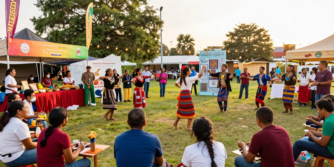 Community festival showcasing ANTOHOKI culture with diverse activities and vibrant atmosphere.